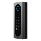 Control de Acceso Slim / 20,000 Tarjetas / 100,000 Eventos / IP65 & IK09 / Multi-Credencial QR-Bluetooth-PIN-RFID / Wiegand-RS485-Relay / Aluminio y Vidrio Templado