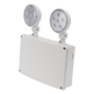 SFWMC / Luz de Emergencia LED / Montaje Universal Pared-Techo-Lateral / 600 lm / 3W / 120-277 VAC / Batería de Respaldo 6V 4.5Ah