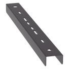 Soporte Tipo Trapecio / Hasta 12 in (305 mm) Ancho / Varilla Roscada 1/2 in / Acero con Recubrimiento en Polvo / Negro