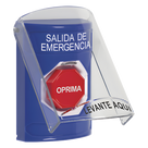 Botón de Salida de Emergencia / Tapa Protectora de Policarbonato / Restablecimiento con Llave / Sello Hermético 3R / Rango -40°C a 121°C