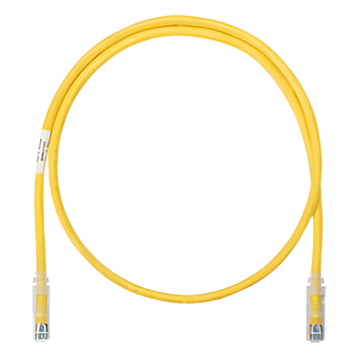 Cable de Parcheo UTP Categoría 6, con Plug Modular en Cada Extremo - 3 Metros (9.84 Pies) - Amarillo