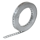Cinta Perforada / 19 mm Ancho / 0.5 mm Espesor / 10 m Longitud / 32.8 ft / Acero Pregalvanizado