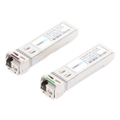 Transceptor Óptico Industrial SFP+ / 10 Gbps / Monomodo 1270/1330 nm / LC/UPC Simplex / Hot-Pluggable / 3 km (9842.5 ft) / 2 Piezas / Rango Industrial -40 a 85°C