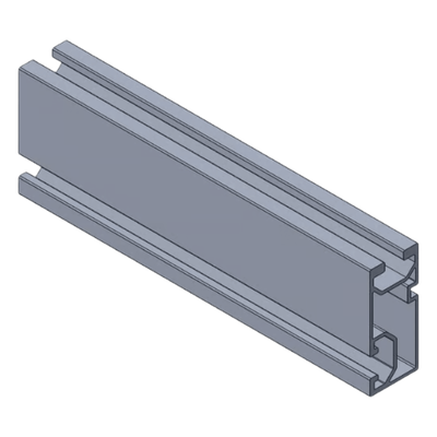 Riel de Aluminio para Montaje Fotovoltaico / Serie 6000 / 4.72 m (15.5 ft) / 3.74 kg por Pieza / Compatible con Techos Planos e Inclinados