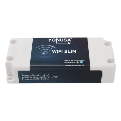 Modulo WIFI SLIM para uso en Energizadores YONUSA / Aplicación sin costo / Botón de Pánico