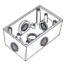 Caja Condulet FS / 1\" (25.4 mm) / Cinco Bocas / Volumen 234.5 cm³ / A Prueba de Intemperie / Certificación UL-CSA
