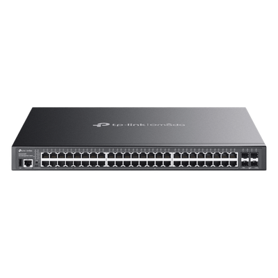 Switch Lite L3 Gestionable Apilable / 48 Puertos Gigabit PoE++ / 4 Slots 10G SFP+ / Presupuesto PoE 770W / Fast PoE y Perpetual PoE / Apilamiento Físico de 4 Unidades / L3: RIP, OSPF, VRRP / Gestió