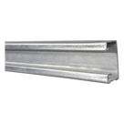 Canal Unicanal Sólido / 4 x 2 cm (1.57 x 0.79 in) / Acero Pregalvanizado 1.52 mm / Longitud 3 m (9.84 ft) / Refuerzo Estructural / 0.9 kg/m