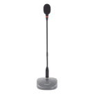 Micrófono de Escritorio / Condensador de Alta Sensibilidad / Respuesta 20-12 kHz / 2 Tonos de Timbre / Conector XLR y TRS / Alimentación Dual