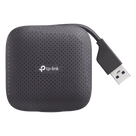 Hub USB Portátil / 4 Puertos USB 3.0 / Plug and Play / 71 x 71 x 16.6 mm (2.8 x 2.8 x 0.65 in) / Compatible Windows, macOS, Linux