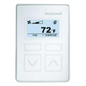 Sensor y display de temperatura para pared con pantalla LCD retroiluminada y bus Sylk para controladores Trend IQX