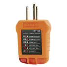 Probador de Tomacorrientes Estándar, con Secuencia de Luces para Indicar un Cableado Correcto/Incorrecto.
