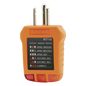 Probador de Tomacorrientes Estándar, con Secuencia de Luces para Indicar un Cableado Correcto/Incorrecto.