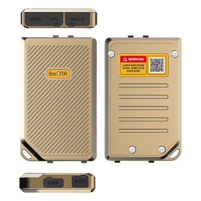 OTDR Portátil con Chasis Metálico para Pruebas en los Enlaces de Fibra Óptica / Longitud de onda  1550nm / Función VFL 10mW / Función OPM / Recargable