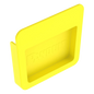 Tapa Final Para Canaletas FiberRunner™ 4x4, de Instalación a Presión, Color Amarillo
