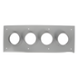 Placas Pasamuro con Capacidad de 4 Botas de 4