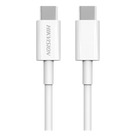 Cable USB-C a USB-C / Carga Rápida 60W / 3A / Transferencia 480 Mbps / Longitud 1 m (3.28 ft) / Materiales TPE y ABS