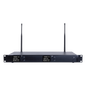 Receptor Inalámbrico Dual Canal Digital U-Band | 4 Bandas de Frecuencia (470-830 MHz) | Transmisión Digital pi/4-DQPSK | Pantalla TFT-LCD 2.2\" | Anti-Interferencia con ID Code Pilot | Salidas Bala