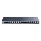 Switch / 16 Puertos Gigabit / 10/100/1000 Mbps / Fanless / Escritorio o Pared