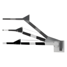 Kit de Articulación para Brazo de Barrera / Compatible con Brazo Plástico 1601-383 / Para Brazos de 4 m (13.1 ft) o Mayor / Incluye Descansabrazos XB-Post