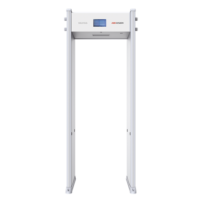 Arco Detector de Metales de 18 Zonas con Pantalla LCD de 7\" / Conteo de personas y Alarmas / Ajuste de Sensibilidad e Interferencias / Mejora Anti-Interferencia