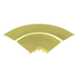 Tapa Opcional para Ángulo Recto de 90° Horizontal FRRA12X4LYL, Color Amarillo