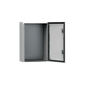 Gabinete de Uso Exterior MAS 600 x 400 x 240 mm NEMA 4/12/13; IP66; IK10 de Acero Dulce 1.5 mm con Platina de Montaje Incluida Color Gris Claro
