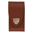 Funda de Piel / Cierre Velcro / 10 cm Alto / 0.1 kg / Color Café