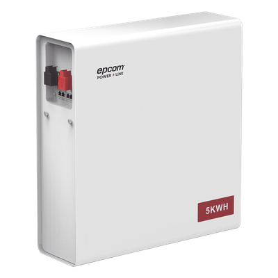 Batería de Litio Hierro Fosfato (LiFePO4)  de 5 Kwh, 51.2 Vcc, 100 Ah, Outdoor, Instalación a pared