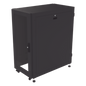 Gabinete Profesional para Telecomunicaciones de 24UR, 600 mm de Ancho x 1000 mm de Profundidad, Se envía el Gabinete Armado.