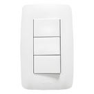 Apagador Triple Tipo Escalera / 127 V~ 60 Hz / 10 A / 4.6 x 3.1 x 1.2 in