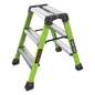 Escalera Plegable 2 Peldaños de Fibra de Vidrio / Tamaño 66 cm ( 2' 2\").