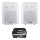 Sistema de Altavoces Amplificados / 2x20W RMS a 8Ω / Bluetooth / Woofer 5'' / Tweeter 1.5'' / Montaje en Pared / Respuesta 80 Hz-18 kHz