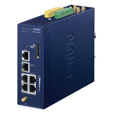 (LoRa) Gateway Industrial LoRaWAN Celular 5G NR Con  5 Puertos 10/100/1000T