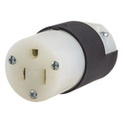 Conector Entrada Recta / 15A / 125V / 2 Polos 3 Hilos / NEMA 5-15R / Grado Industrial-Comercial