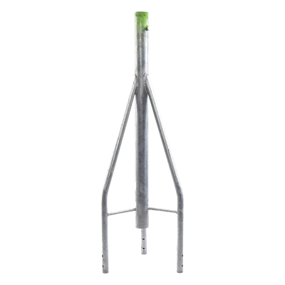 Tramo de Remate (Copete) para Tramo STZ-30 Galvanizado Electrolítico con Opresores para Pararrayo.