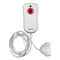 Pulsador de Cama Blanco Antibacteriano / Botón Rojo de Alarma 20mm / Conector Magnético / Protección IP67 / Cable 2m Resistente al Fuego / Libre de Halógenos / Braille 'SOS'