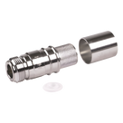 Conector Coaxial N Hembra / Plegable / Pin Cautivo Sin Soldadura / 50 Ohm / Para Cable LMR600-LP600