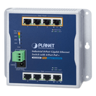 Switch Industrial No Administrable / 8 Puertos Gigabit / 4 Puertos PoE+ 802.3at / 120 W / Montaje Múltiple / Alimentación Dual con Failover