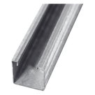 Canal Sólido / 4 x 4 cm (1.6 x 1.6 in) / Acero Pregalvanizado 1.5 mm / Refuerzos Longitudinales / 1.5 kg/m / Compatible C20 y C30