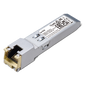 Transceptor mini-GBIC SFP+ RJ45 / Admite 10GBASE-T, 5GBASE-T, 2.5GBASE-T, 1000BASE-T y 100BASE-TX /  Distancia Hasta 30 metros / Conector RJ45 (10G)