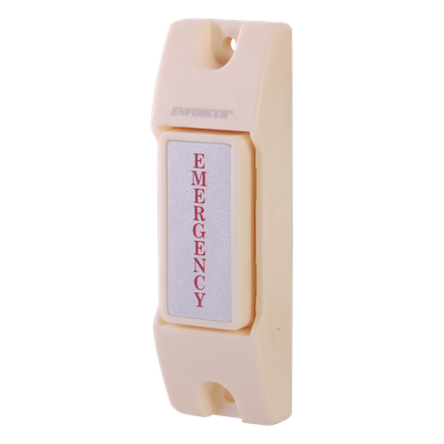 Botón de Emergencia / Botón de Pánico / Montaje de Superficie o Pared /  Ideal Como Botón de Pánico / Contacto Momentáneo NO / Uso con Sirenas o Estrobos /  Ideal Para Control de Acceso / Uso con C