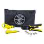 Kit de Instalación de cable UTP con Estuche (Desforrador + Ponchadora + Ponchadora 110).