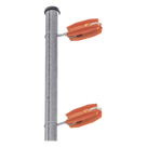 Aislador de Esquina para Cercos Eléctricos / 18 kV / Resistencia Mecánica 10.2 kg / Anti UV / 66 mm x 31.6 mm