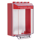 Cubierta de Montaje Superficial / Policarbonato UV / 6.17\" x 4.58\" x 1.83\" / ADA / -40°C a 121°C / Texto Incendio Español
