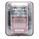 Sirena Estrobo / Intemperie / Montaje Muro / 75 cd / 70-100 dBA / 16-33 VCC / 4.72 x 5.75 x 4.17 in
