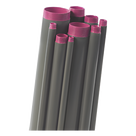 Tubo Conduit Rígido / Aluminio 6063 / Recubrimiento PVC 40 mils / 2\" (50.8 mm) / 3.05 m (10 ft) / Sin Costura