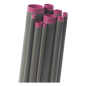 Tubo Conduit  rígido de aluminio de 2” (50.8 mm) con recubrimiento de PVC de 3.05 m con cople.