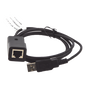 Cable de Consola / USB-A Macho a RJ-45 Hembra / 1.2 m (3.94 ft) / RS-232 / Convertidor USB a Serie