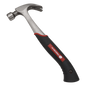 Martillo Uso Rudo de Acero Forjado de 16 oz. con Uña Curva. Con Sujetador Magnético de Clavos.